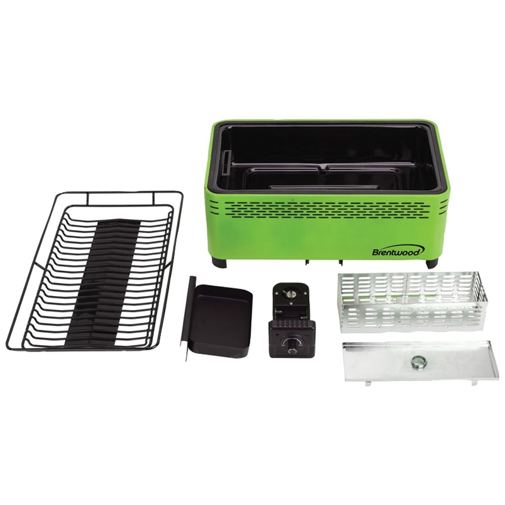 brentwood BBF-31G Portable BBQ Non-Stick Smokeless Green