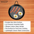 Brentwood BCM-24 Round Griddle Comal - Nonstick Aluminum Pan