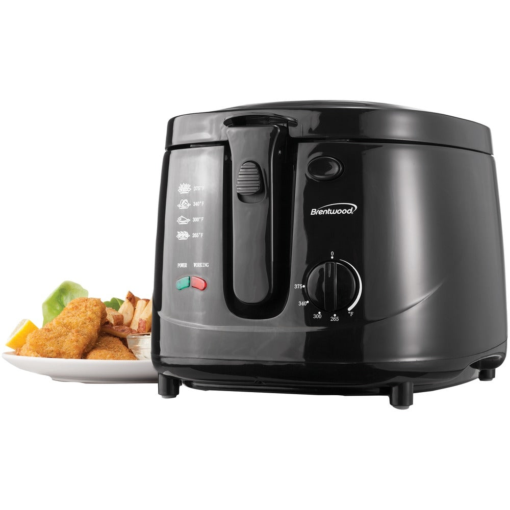 Brentwood DF-725 Deep Fryer 2.5L 1500W Black Stand-alone