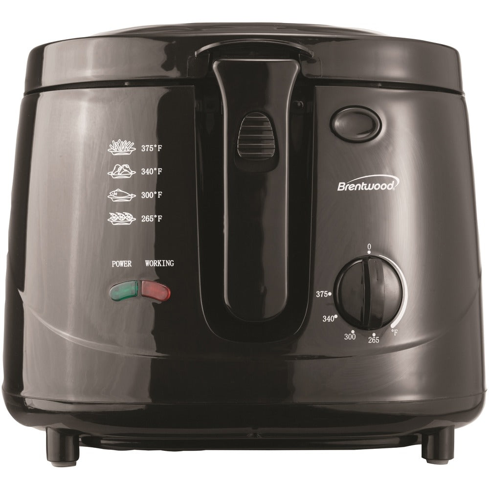 Brentwood DF-725 Deep Fryer 2.5L 1500W Black Stand-alone