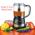 Brentwood FP-549BK 3-Cup Food Processor Black with Stainless Steel Blades