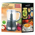 Brentwood FP-549BK 3-Cup Food Processor Black with Stainless Steel Blades
