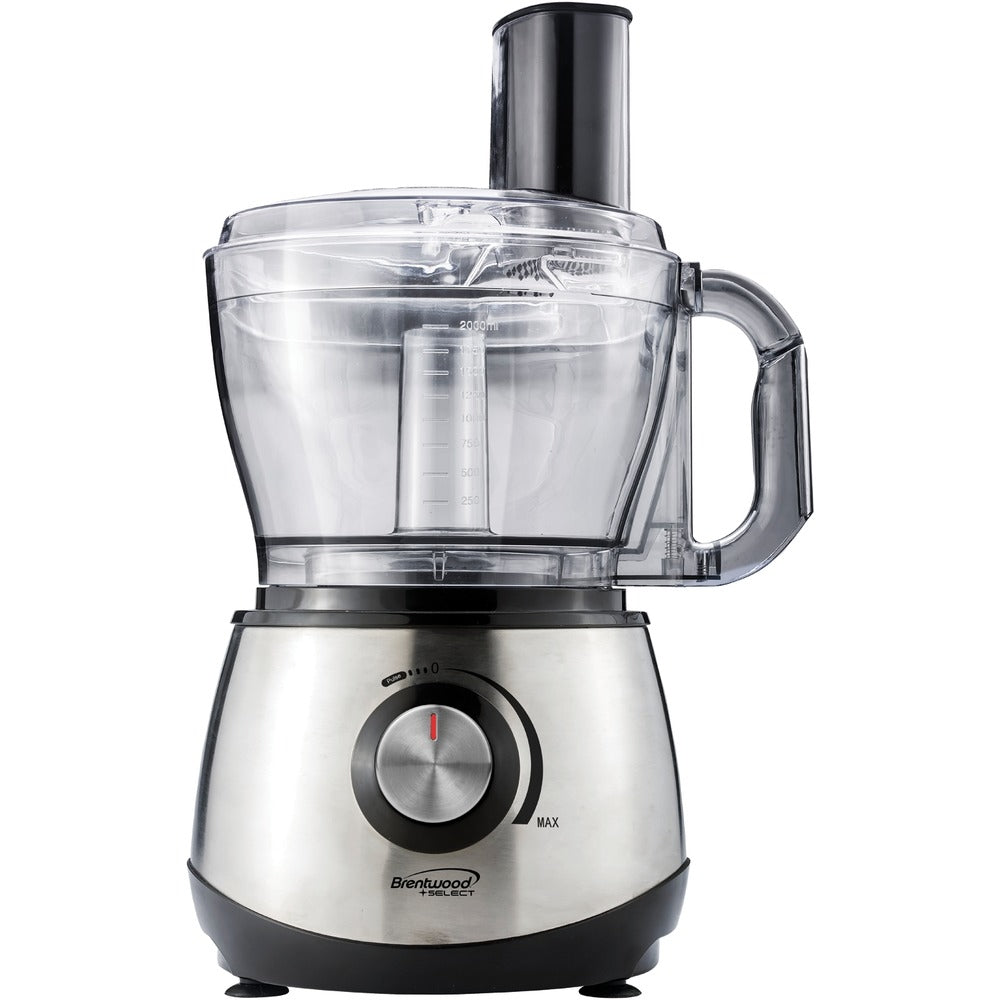 Brentwood FP-581 Food Processor Stainless Steel 8-Cup Image 1