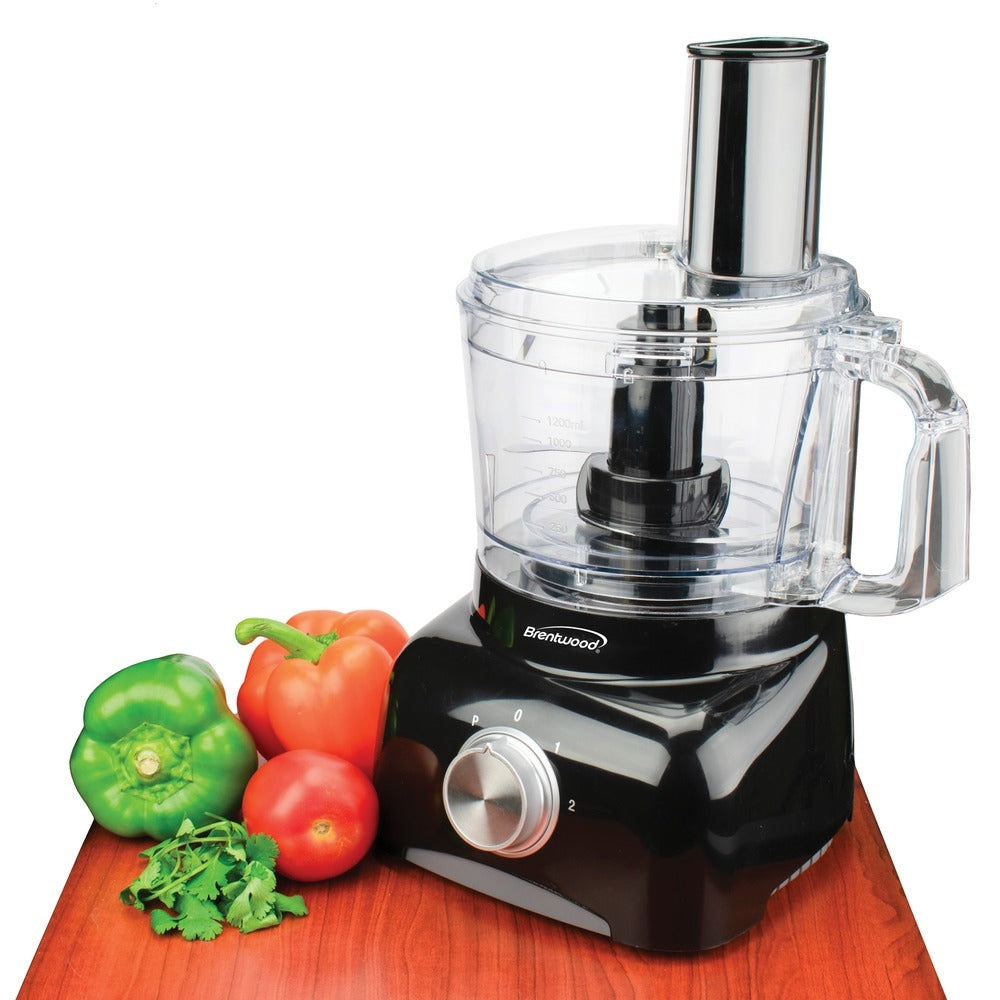 brentwood Select FP-585BK Food Processor with 5 Cup Capacity in Black