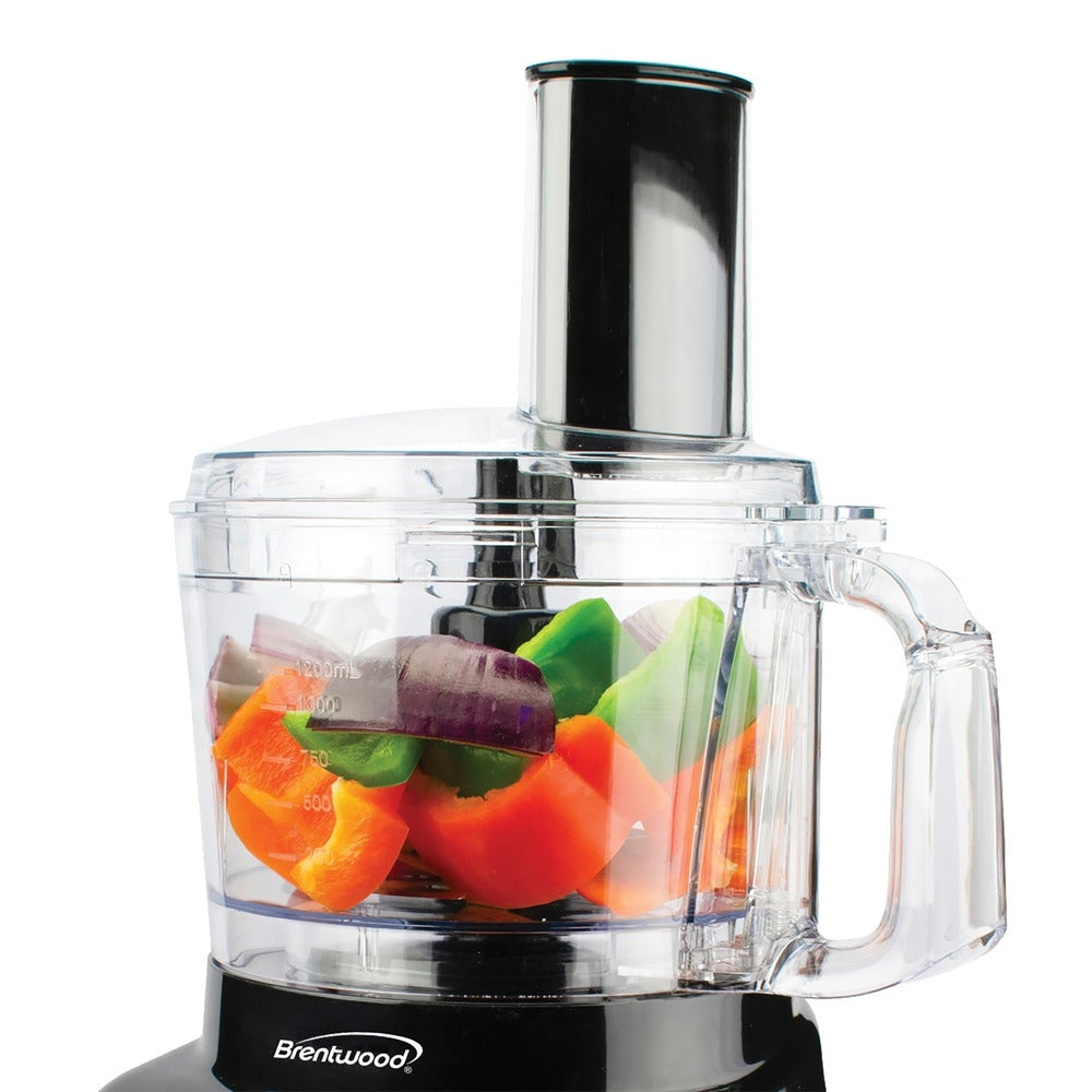 brentwood Select FP-585BK Food Processor with 5 Cup Capacity in Black