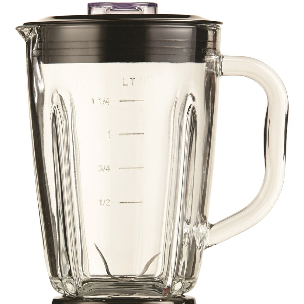 Brentwood JB-920B Blender Glass Jar Black 12 Speed