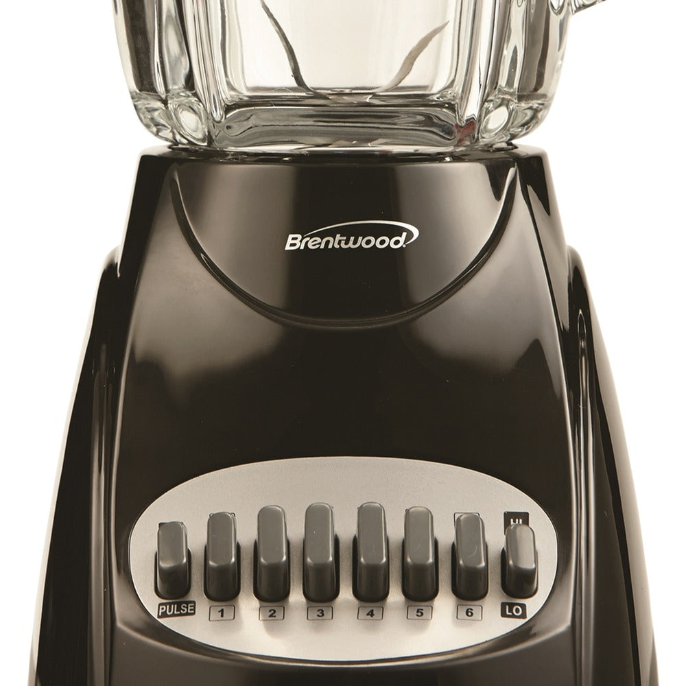 Brentwood JB-920B Blender Glass Jar Black 12 Speed