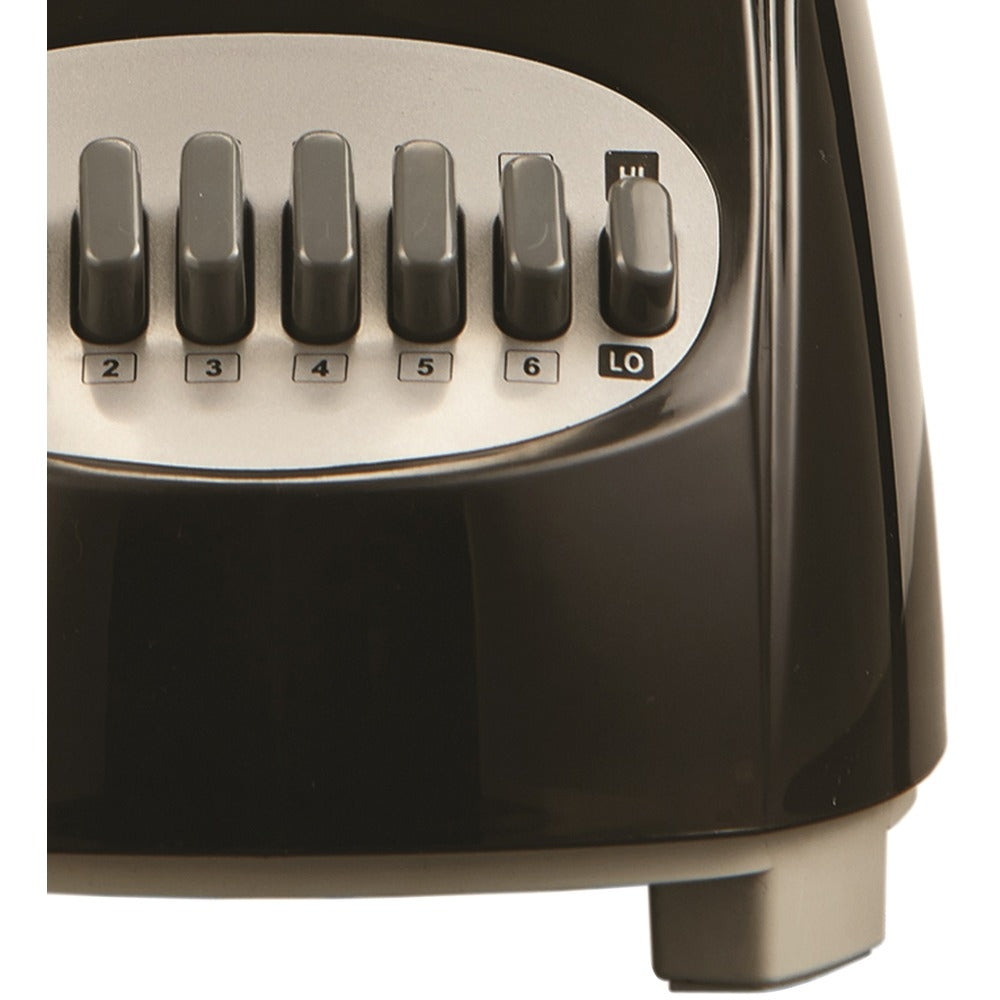 Brentwood JB-920B Blender Glass Jar Black 12 Speed