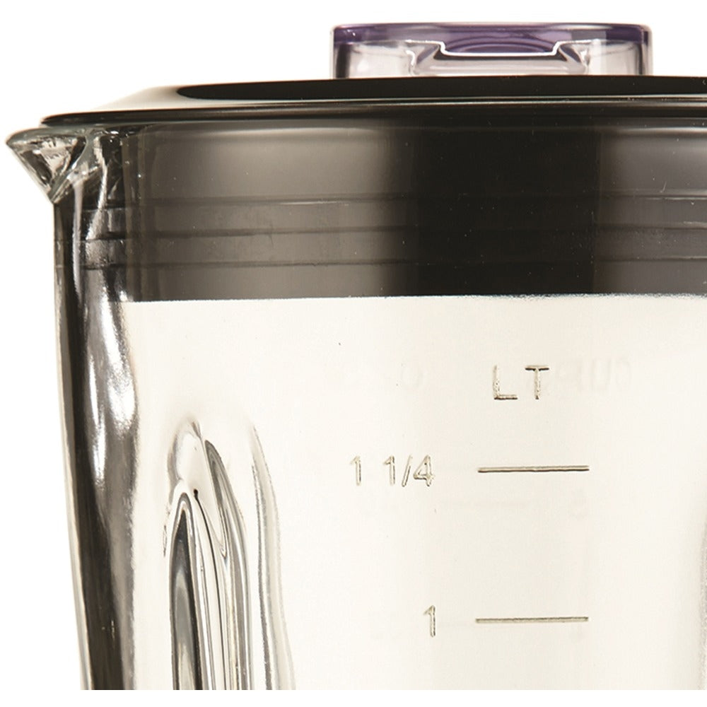Brentwood JB-920B Blender Glass Jar Black 12 Speed