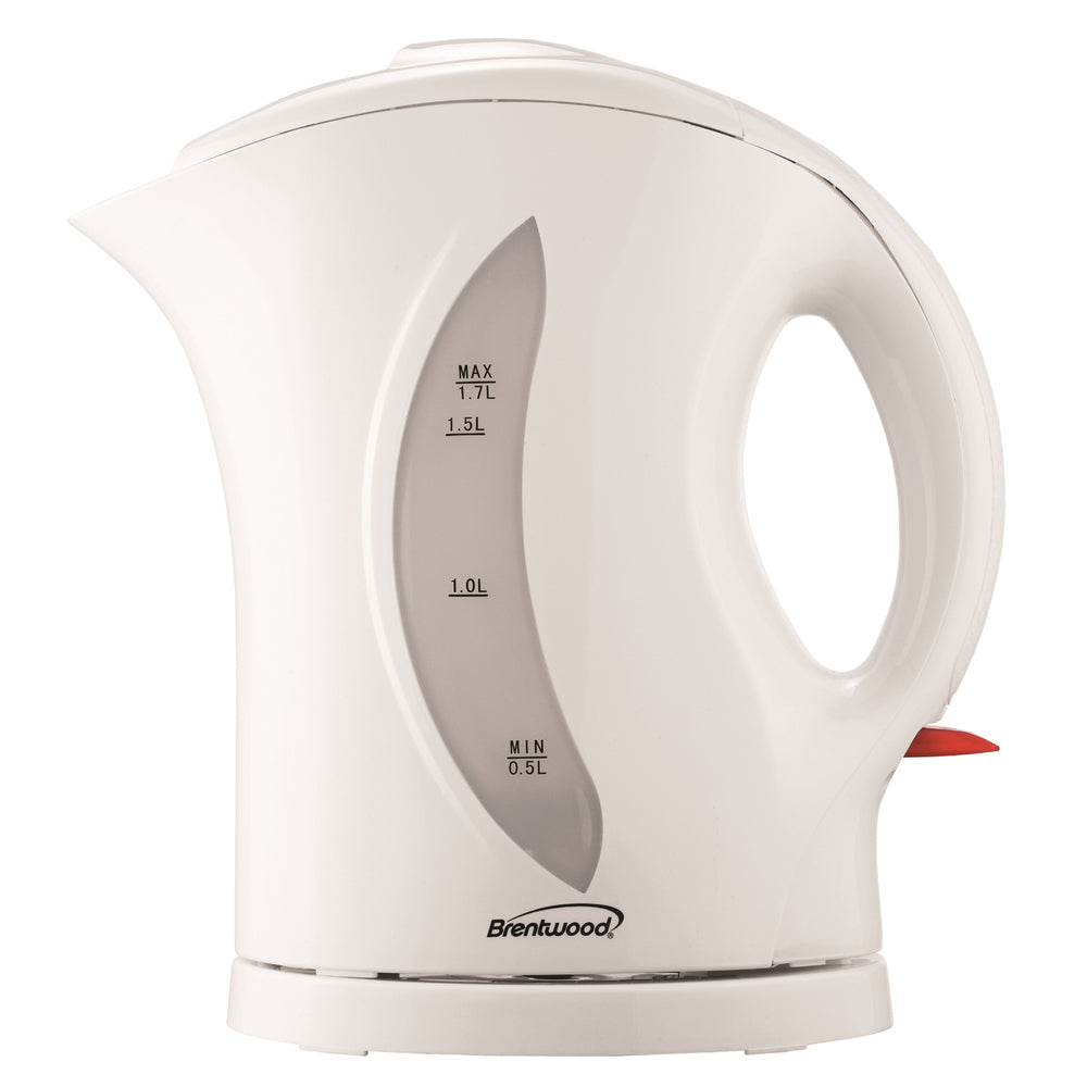 Brentwood KT-1617 1.7L Cordless Electric Tea Kettle - White