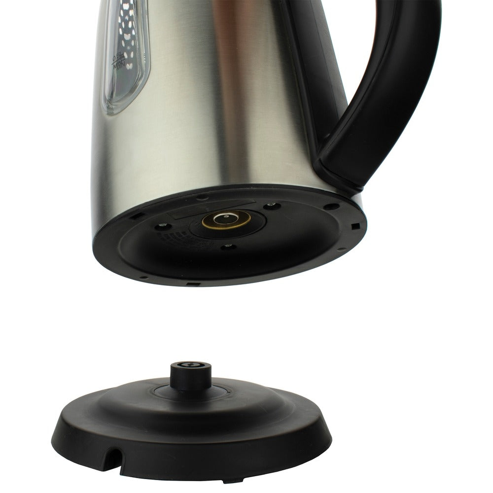 Brentwood KT-1710S Electric Kettle 1L Stainless Steel Boils Water Fast