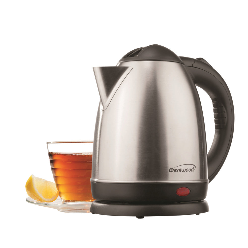 Brentwood Kt-1780 Electric Tea Kettle 1.5L Stainless Steel 1000W