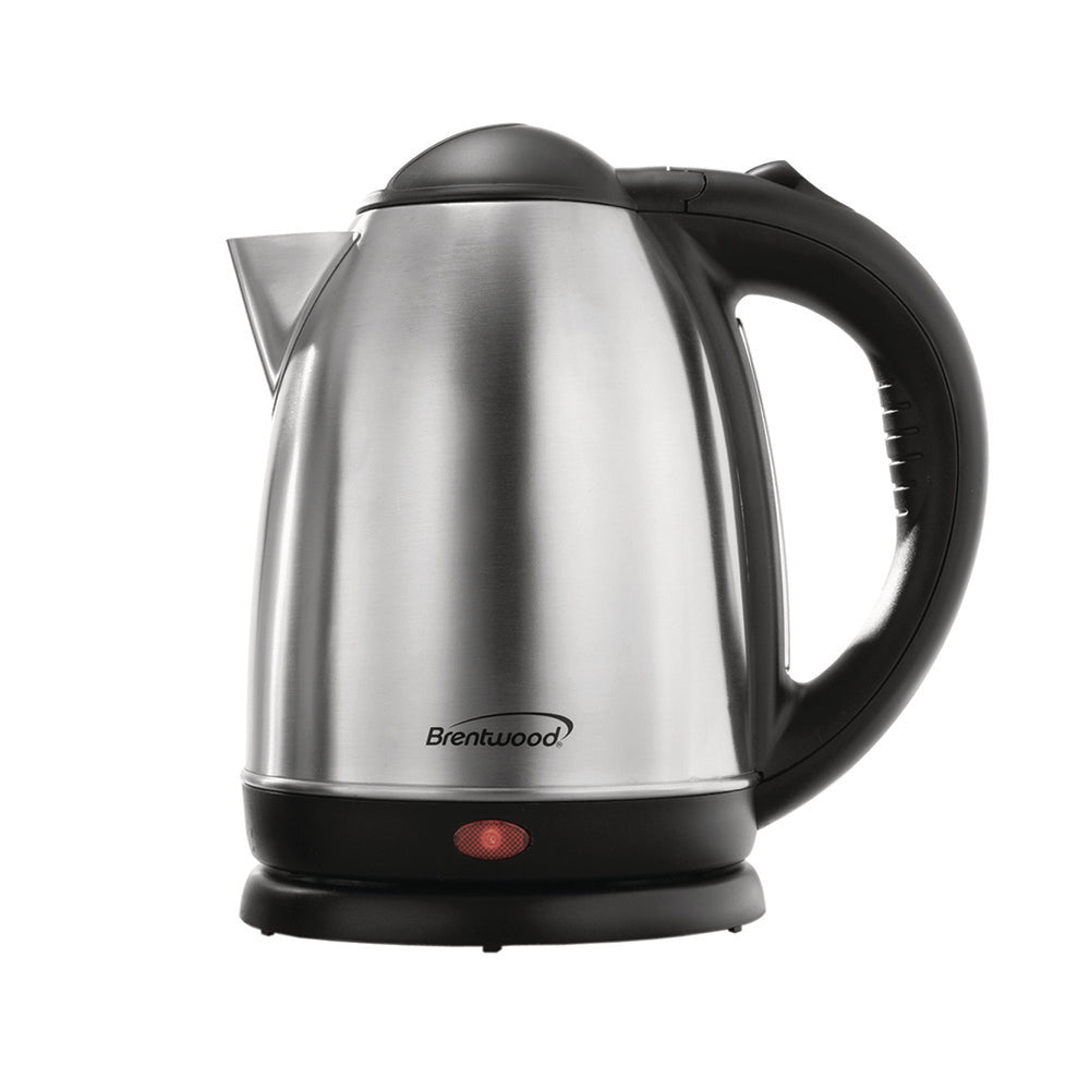 Brentwood KT-1790 Electric Tea Kettle 1.7L Stainless Steel Cordless Auto Shut Off