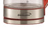 Brentwood KT-1900R Electric Tea Kettle 1.7L Red Glass LED Boil Dry Protection