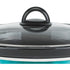 Brentwood SC-140BL 4.5 Quart Slow Cooker with Scallop Pattern in Blue