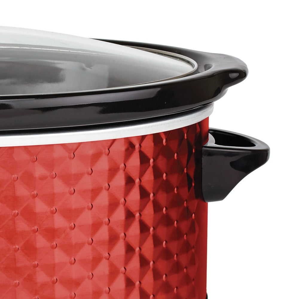 Brentwood SC-157R 7 Quart Slow Cooker Red Color