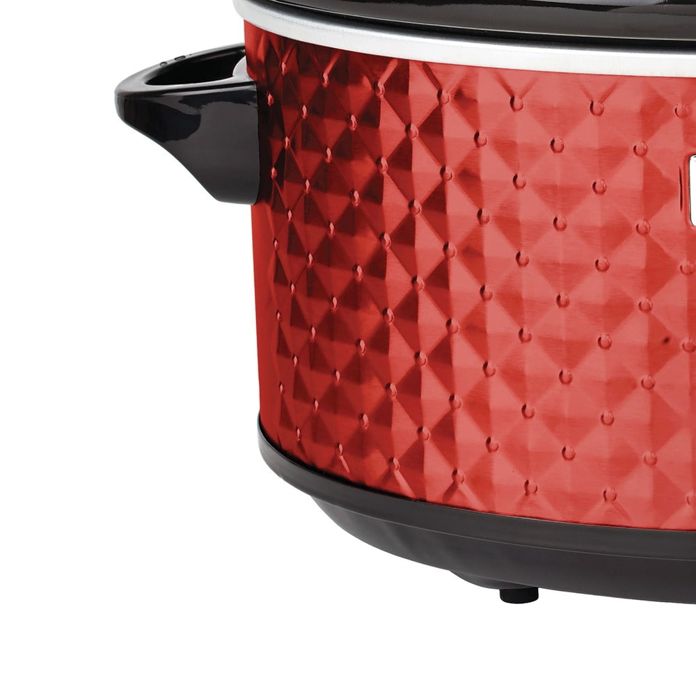 Brentwood SC-157R 7 Quart Slow Cooker Red Color