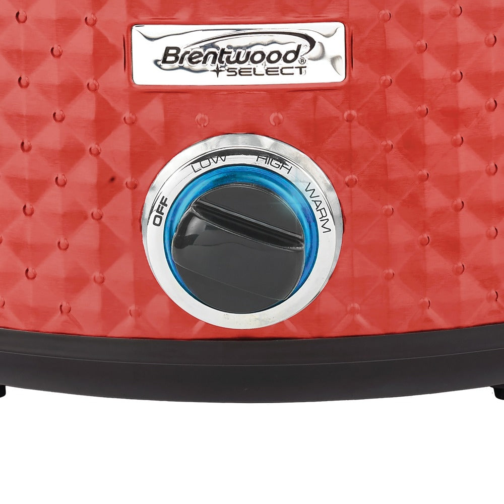 Brentwood SC-157R 7 Quart Slow Cooker Red Color