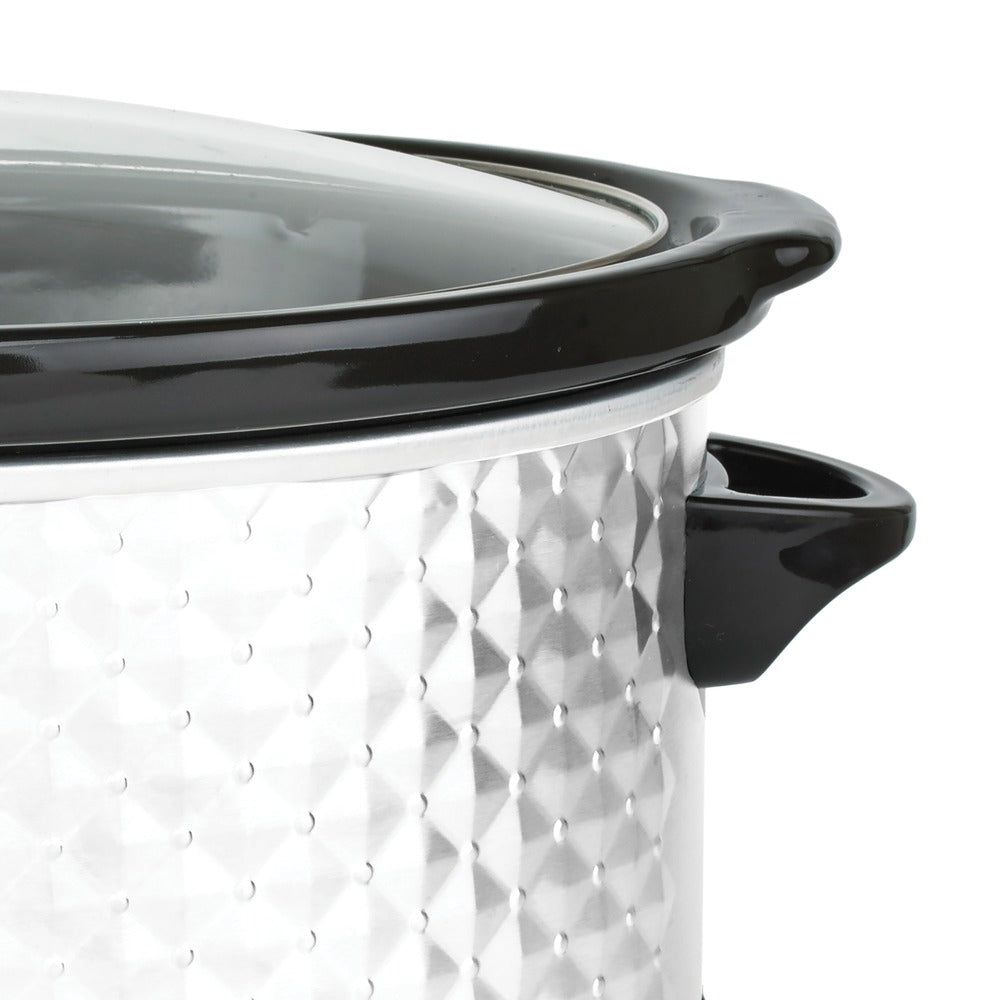 Brentwood SC-157W Slow Cooker 7 Quart White, Ceramic Pot