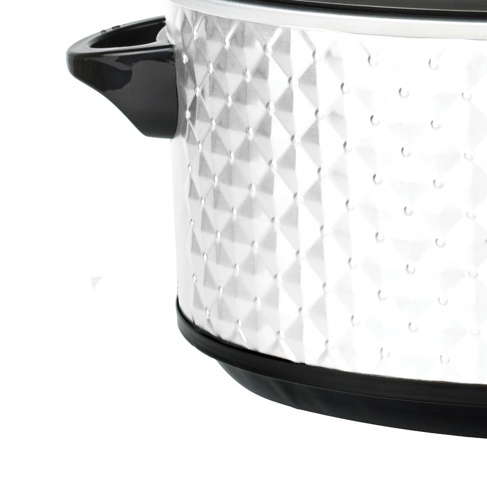 Brentwood SC-157W Slow Cooker 7 Quart White, Ceramic Pot