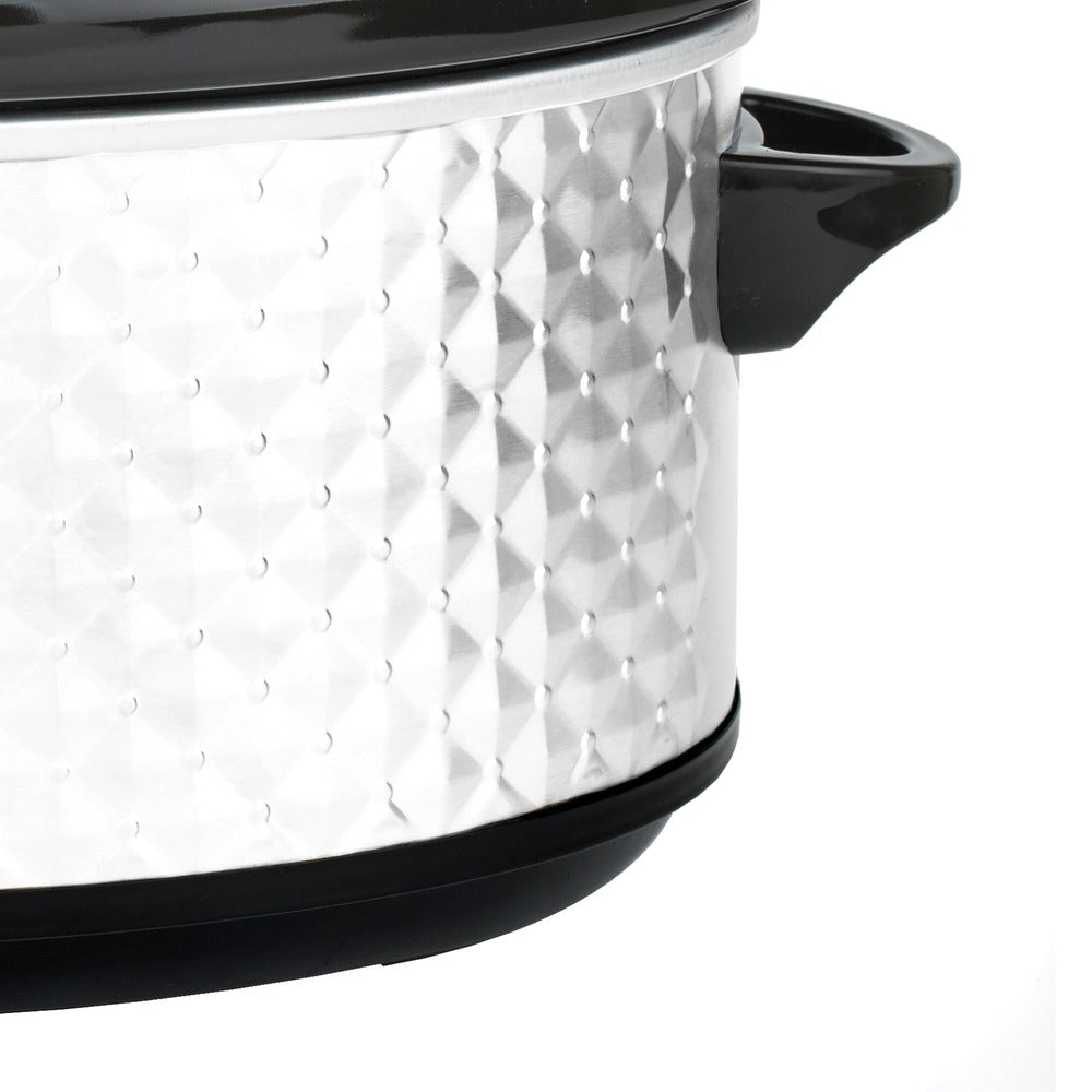 Brentwood SC-157W Slow Cooker 7 Quart White, Ceramic Pot