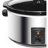 Brentwood SC-170S Slow Cooker 7.5L Stainless Steel Black LED Power Indicator