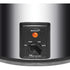 Brentwood SC-170S Slow Cooker 7.5L Stainless Steel Black LED Power Indicator