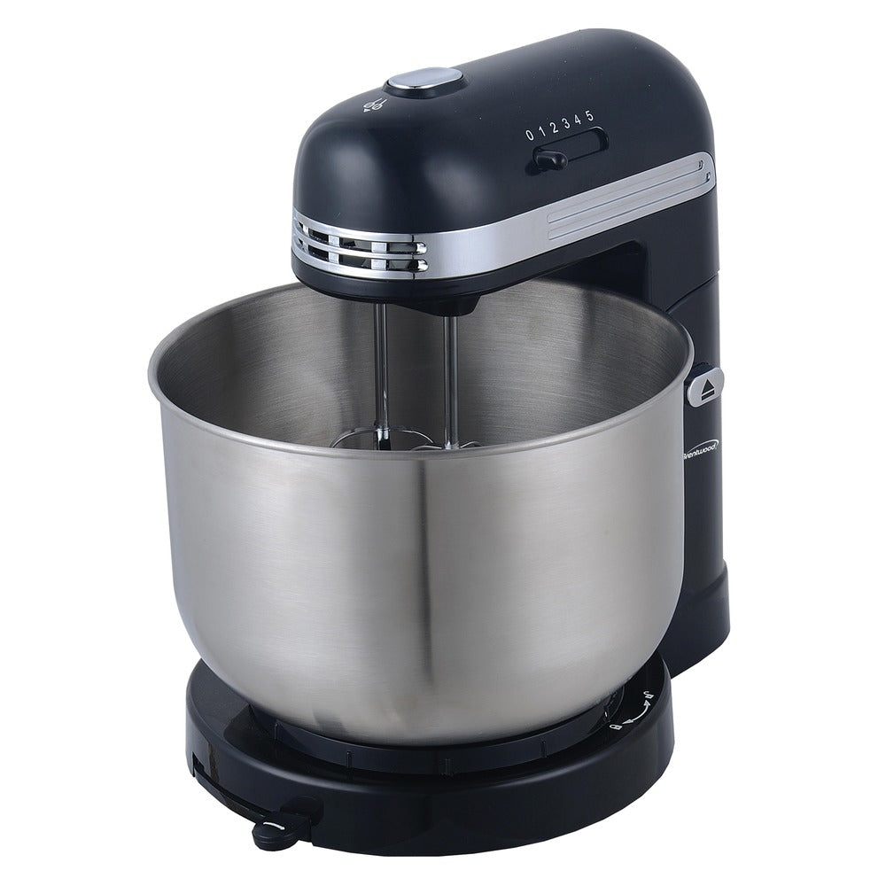 Brentwood SM-1162BK Stand Mixer 3.5 Quart Stainless Steel Bowl