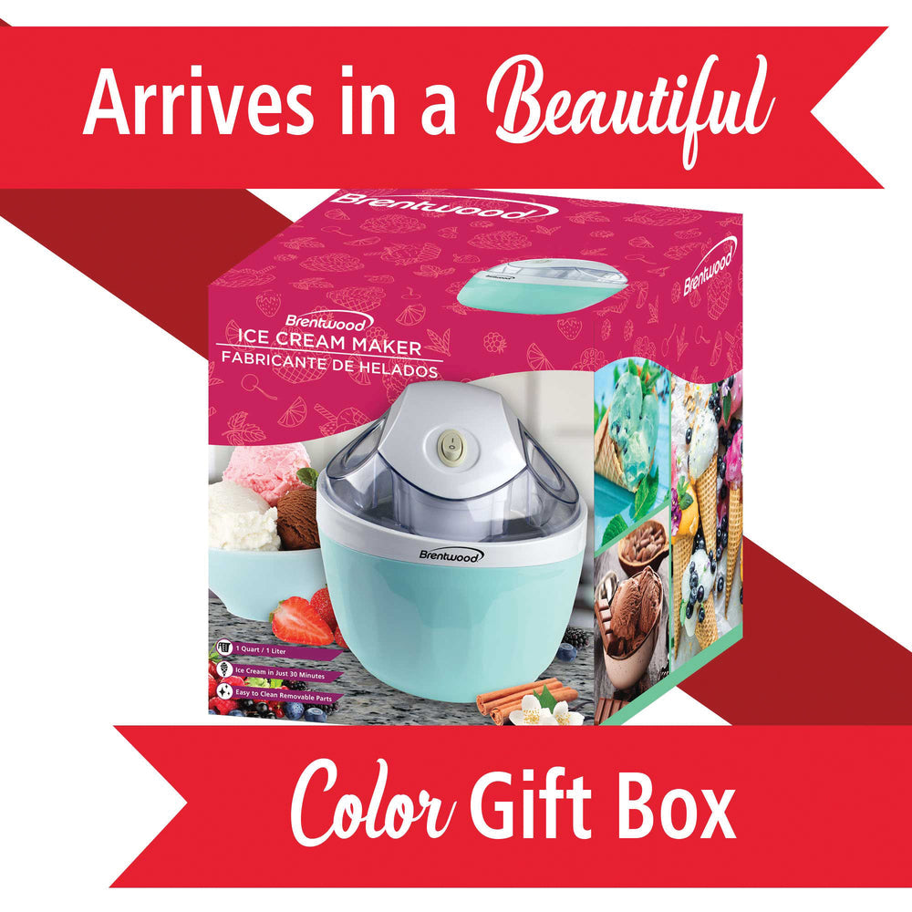 Brentwood Just For Fun Ts-1410Bl 1L Ice Cream Mkr Blu