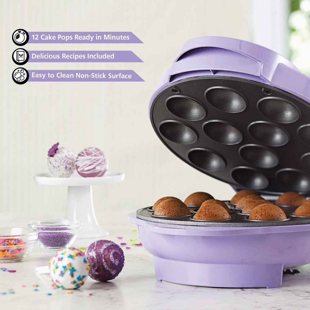 Brentwood TS-254 Cake Pop Maker - Bake 12 Pops in Minutes