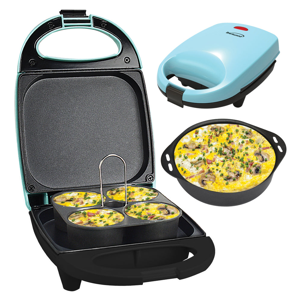 Brentwood Ts-256Bl Mini Egg Bite Maker With Non-Stick Interior