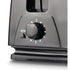 Brentwood TS-284 4-Slice Toaster - Black/Silver - 1300W