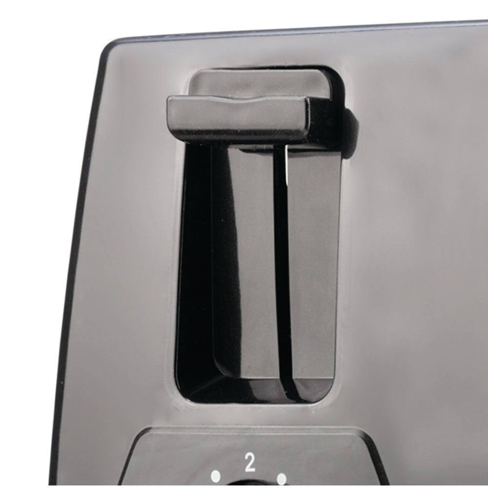 Brentwood TS-284 4-Slice Toaster - Black/Silver - 1300W