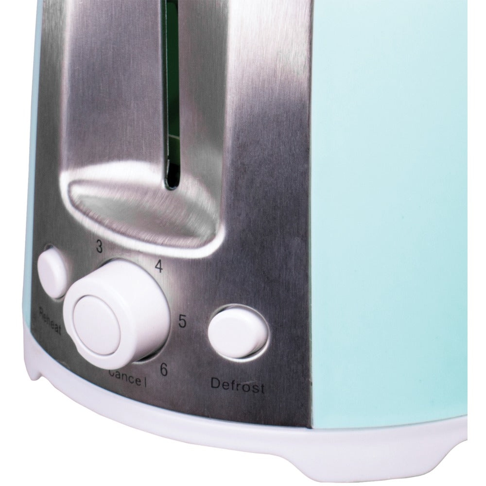 Brentwood TS-292BL 2-Slice Wide Slot Toaster, Cool Touch, Blue