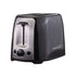 Brentwood Ts-292B 2 Slice Toaster with Wide Slots; Black/Stainless Steel