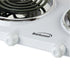 Brentwood Ts-368 Electric 1500W Double Burner Spiral White