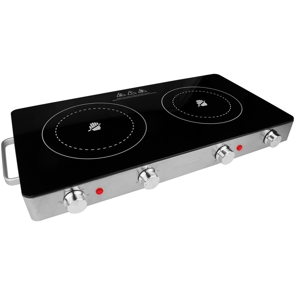 Brentwood TS-382 Double Infrared Burner - 1800W Image 1