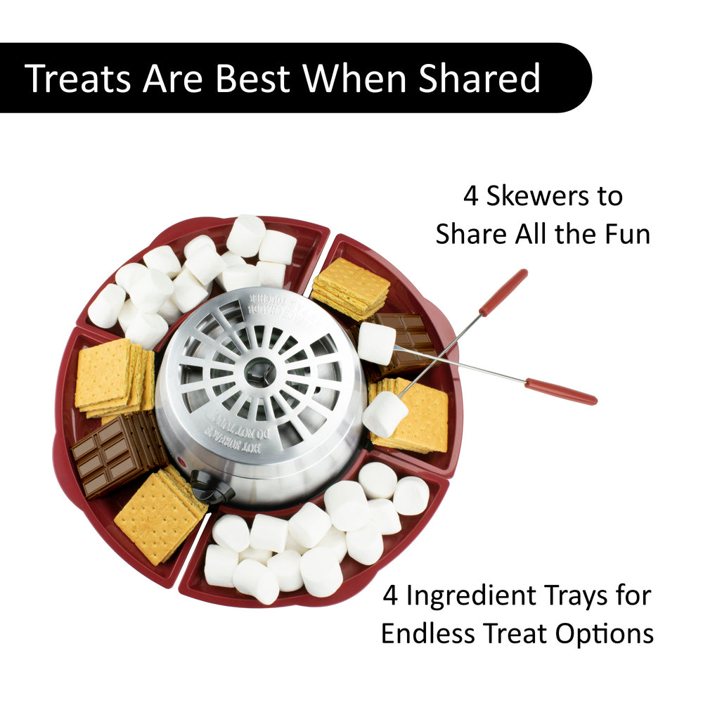 Brentwood TS-603 Electric Stainless Steel Smores Maker Set