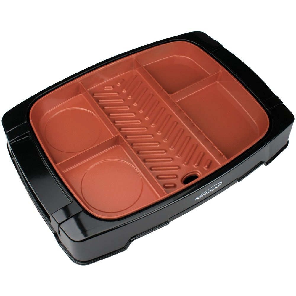 brentwood Ts-825 Electric Indoor Grill Non-Stick Copper Coating Image 1