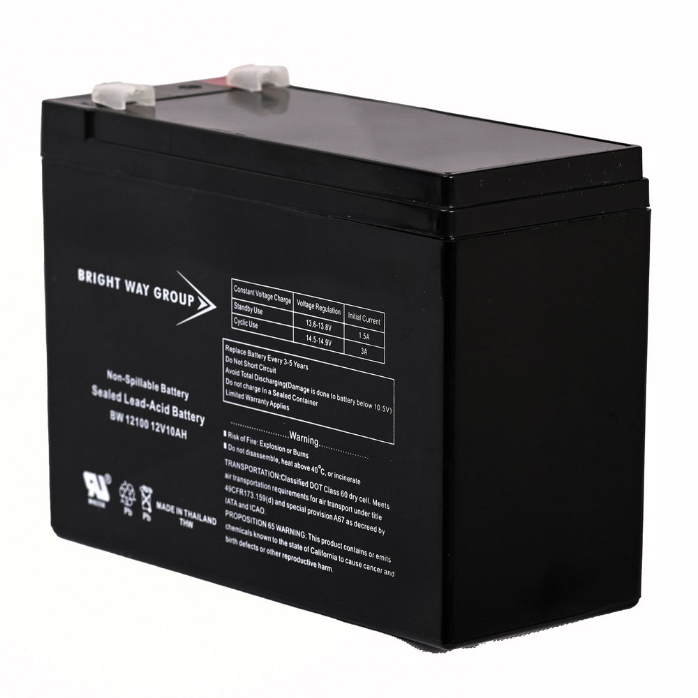 Bright Way Group Bw 12100 F2 0186 12V 10A Sld Ld Acd Bat