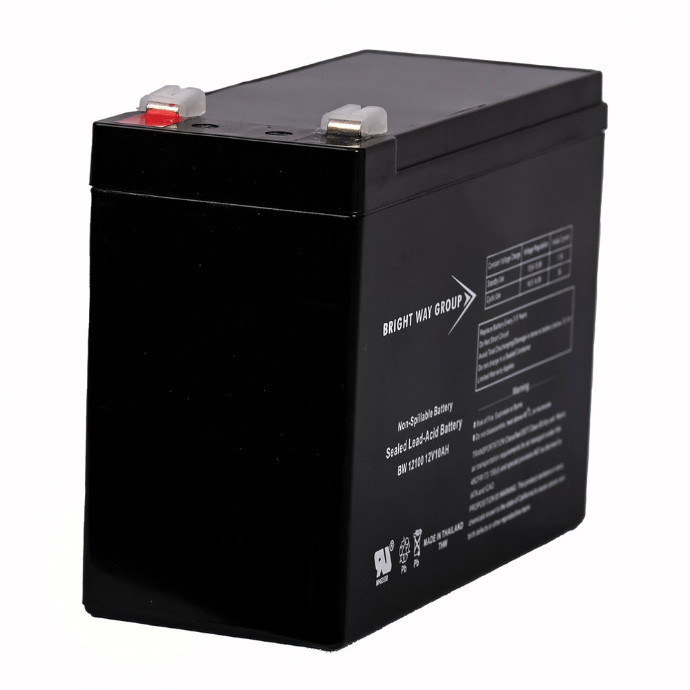 Bright Way Group Bw 12100 F2 0186 12V 10A Sld Ld Acd Bat