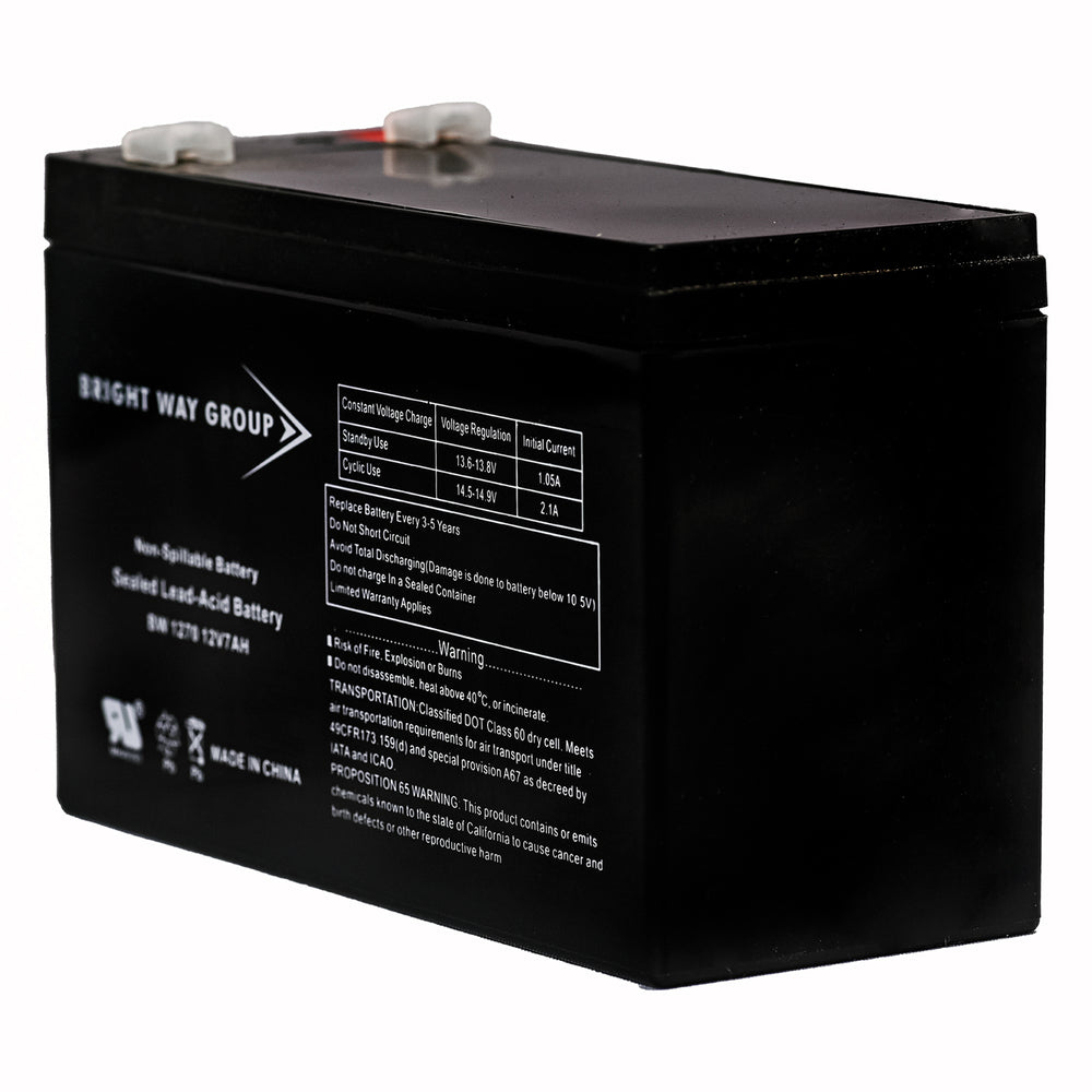 Bright Way Group Bw 1270 F1 0136 12V 7A Sld Ld Acd Bat