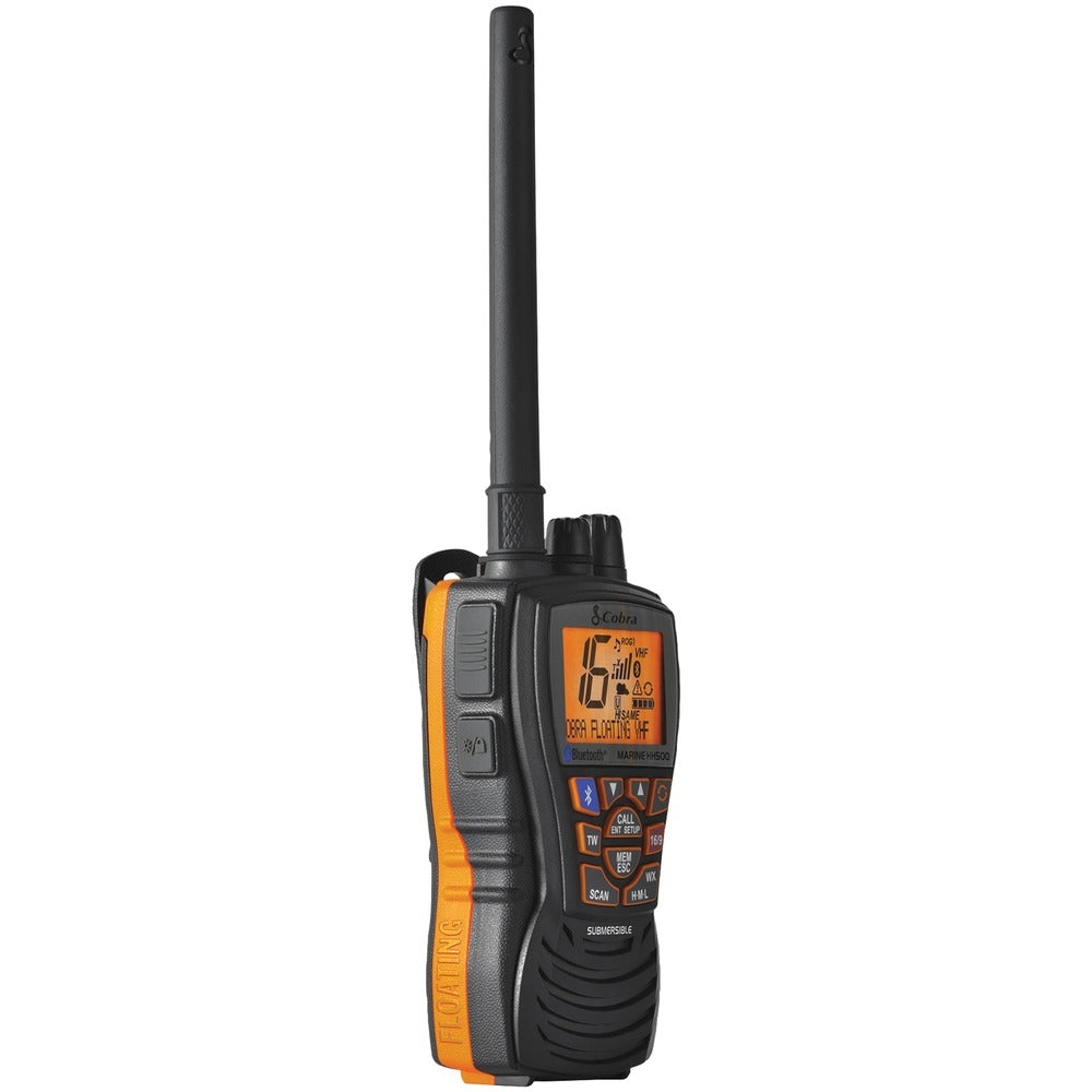 Cobra MRHH500FLTBT VHF Marine Radio with Bluetooth Technology