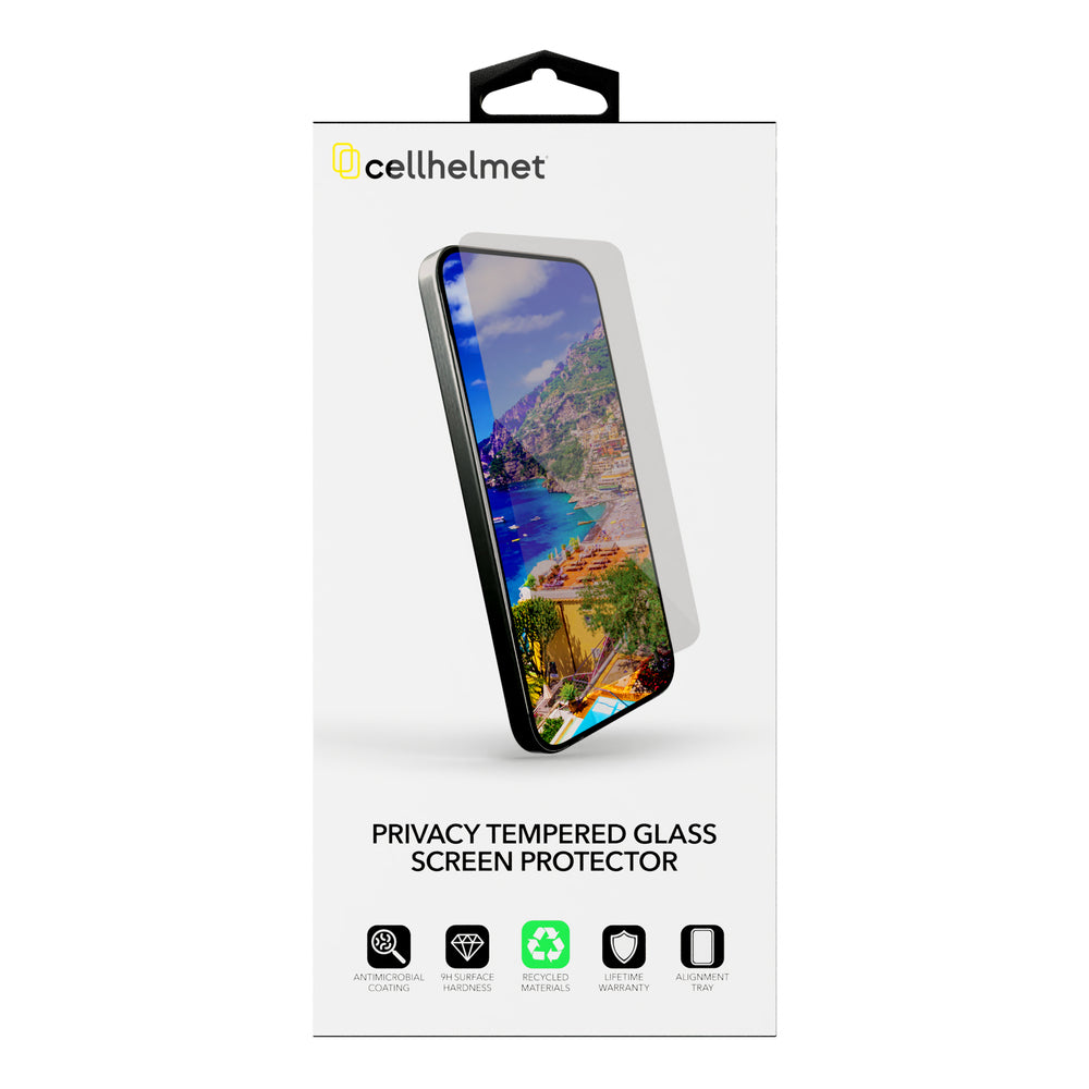 Cellhelmet SP-124-C000 iPhone 17 Air Privacy Tempered Glass