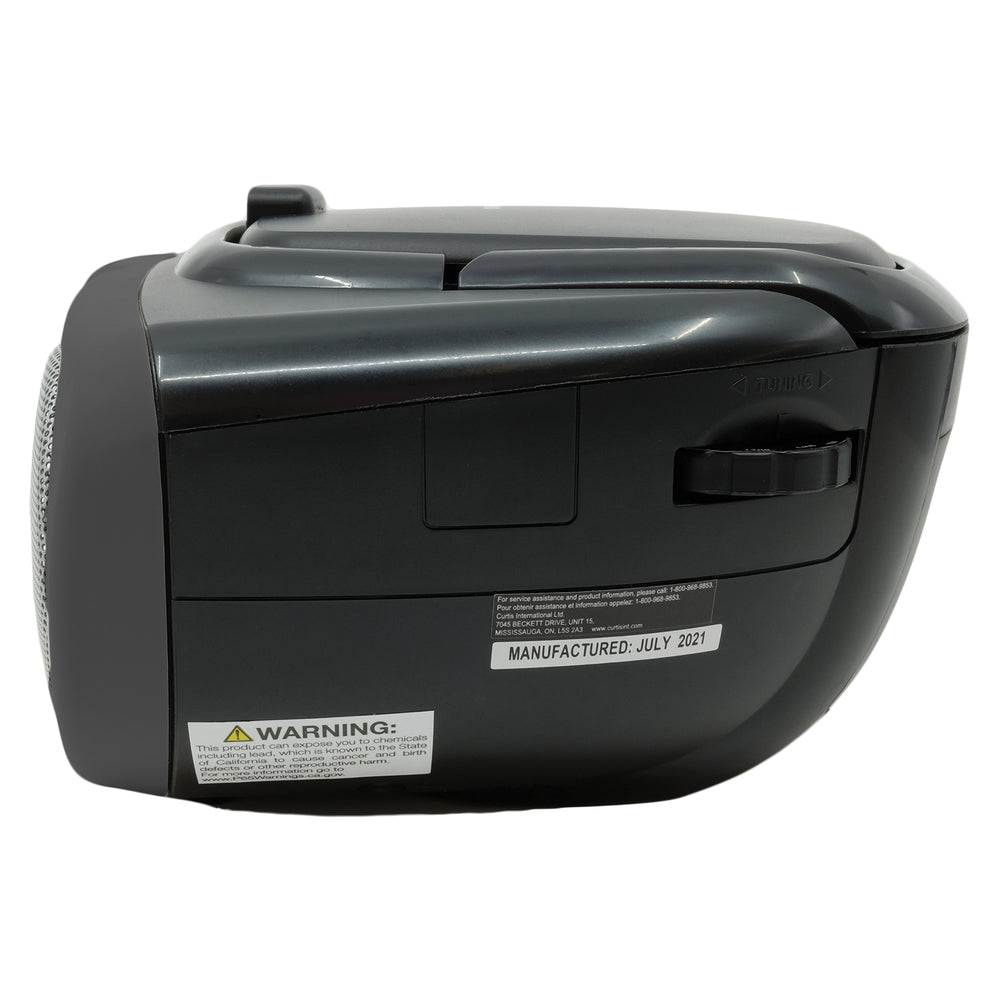 Proscan Prcd243M Portable AM/FM CD Boom Box - Black