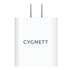 Cygnett CY3887POFLW 38W Dual Port Wall Charger with USB-C Power Delivery