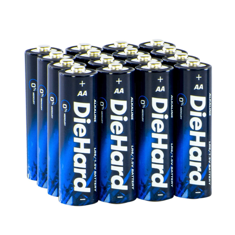 DieHard 41-1104 AA Alkaline Battery 16Pk - High-Performance, Up to 10-Year Storage Life Image 1