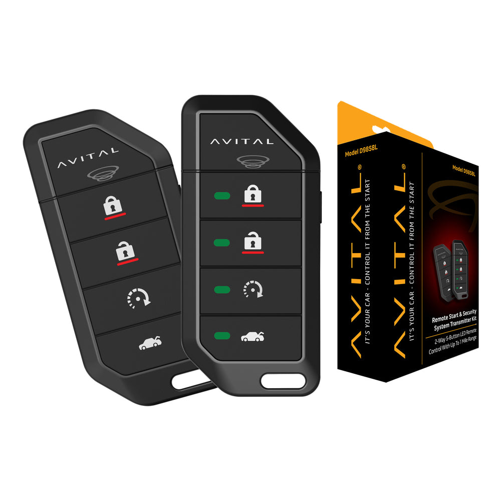 Avital D9858L 2Way Remote Start Kit 1 Mile Range Image 1
