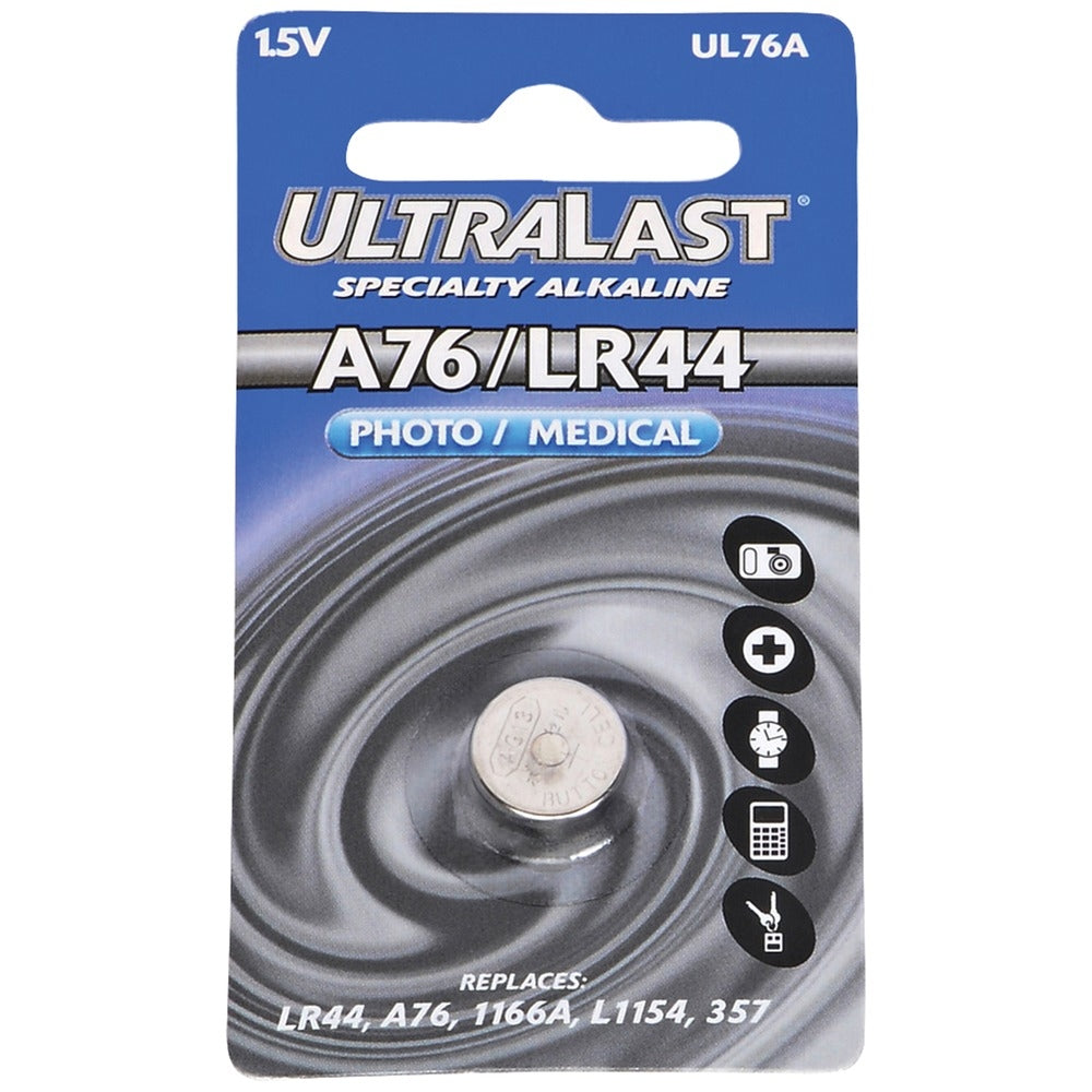 Dantona UL76A Watch Battery - Alkaline Camera/Camcorder Replacement Image 1