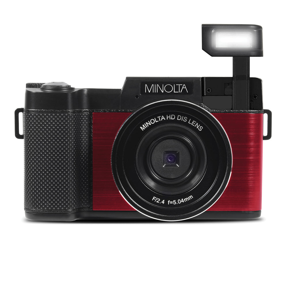 Minolta MND30-R 30 MP Digital Camera - Red
